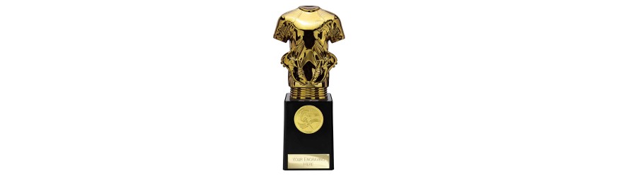 FUSION LEGEND SHIRT AND BOOTS FOOTBALL RESIN TROPHY - 5 SIZES - 13.5CM - 21CM FUSION LEGEND SHIRT AND BOOTS FOOTBALL RESIN TROPHY - 5 SIZES - 13.5CM - 21CM